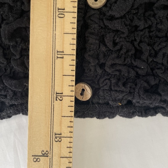 Free People Crop Top Womens Size Small Scrunchy Gauzy Whimsigoth Romantic Witchy - Picture 10 of 11